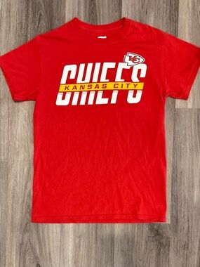 NFL Kansas City Chiefs Red Graphic Tee for Kids